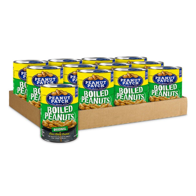 Boiled Peanuts Original 13.5 oz can wholesale candy/snack retail distribution