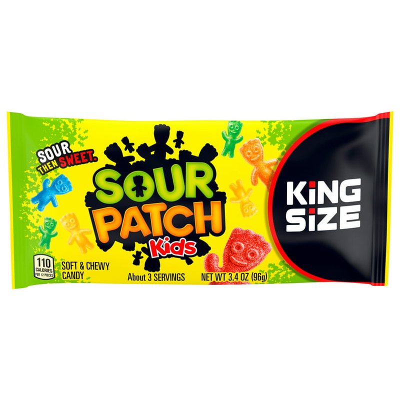 Sour Patch Kids King Size 24 Count wholesale candy/snack retail distribution
