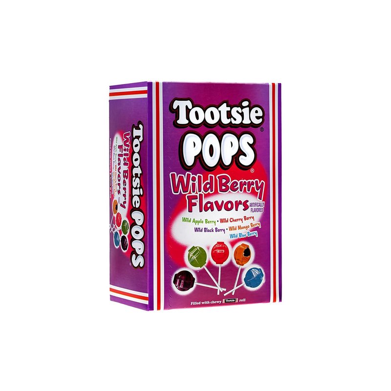 Tootsie Pops Wild Berry 100 Ct wholesale candy/snack retail distribution