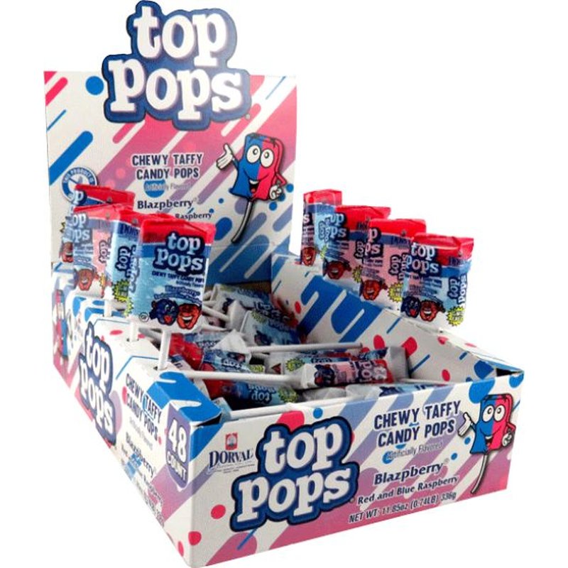 TOP POPS BLAZPBERRY 48 CT