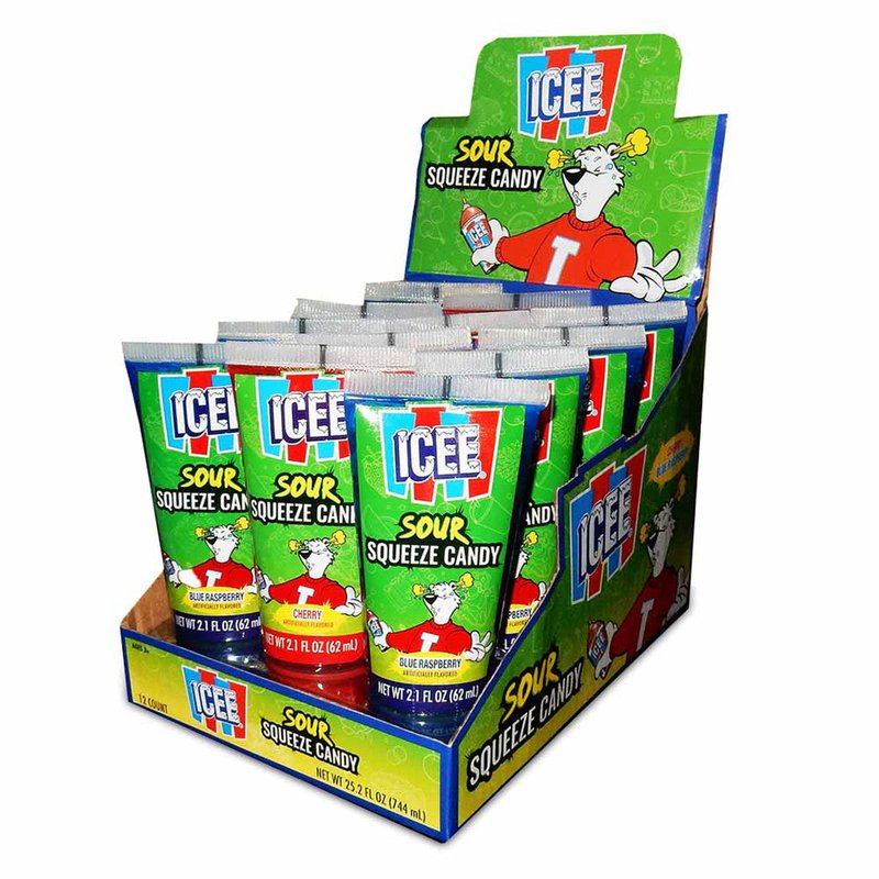 ICEE Sour Squeeze Candy 12 Count wholesale candy/snack retail distribution