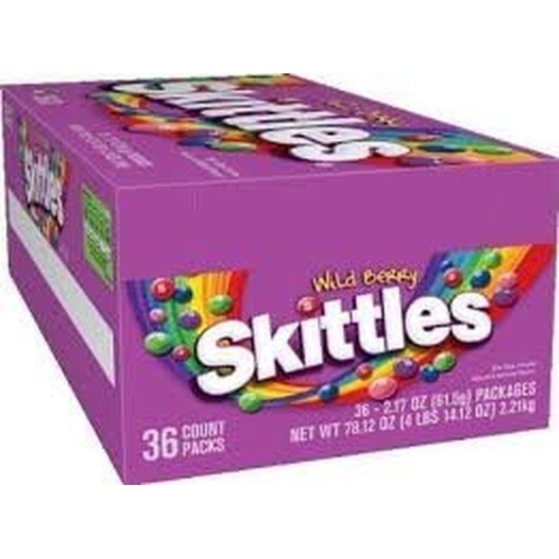 Skittles Wild Berry Candy 36 Count wholesale candy/snack retail distribution
