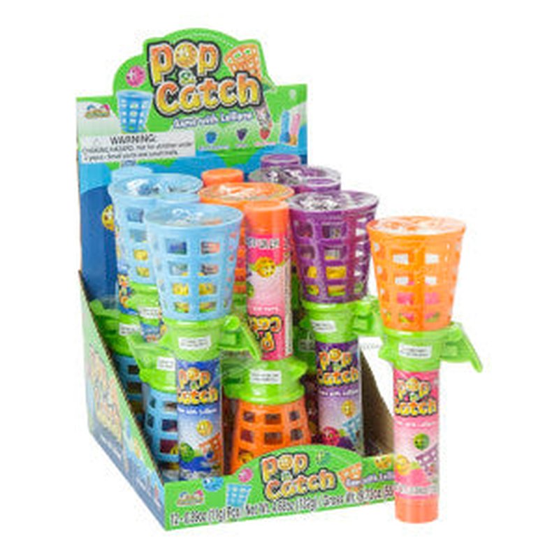 Pop & Catch Game Set 12 Count Box wholesale candy/snack retail distribution