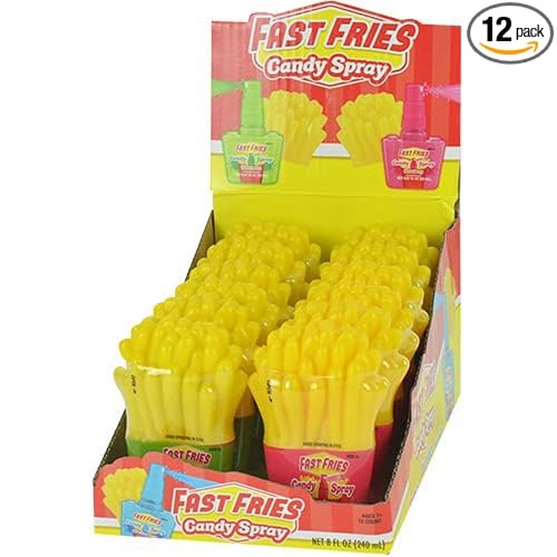 Fast Fries Candy Spray 12 Count wholesale candy/snack retail distribution