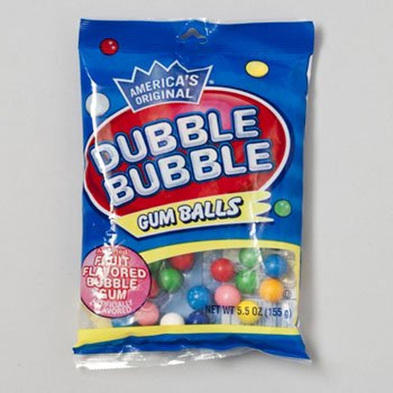 Double Bubble Gum Balls 5 oz bag wholesale candy/snack retail distribution
