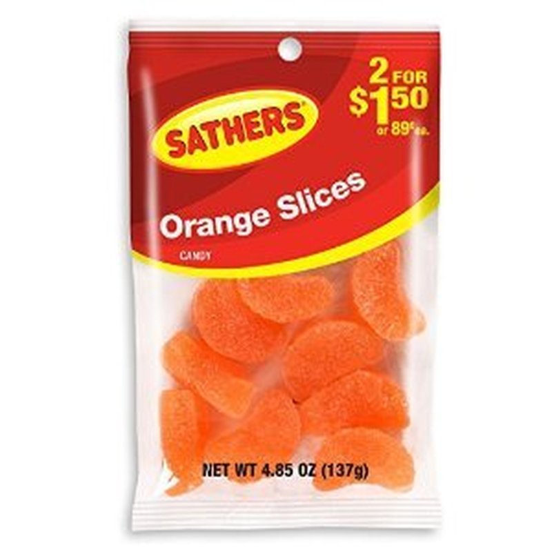 Gurley's Gummy Orange Slices 12 Count wholesale candy/snack retail distribution