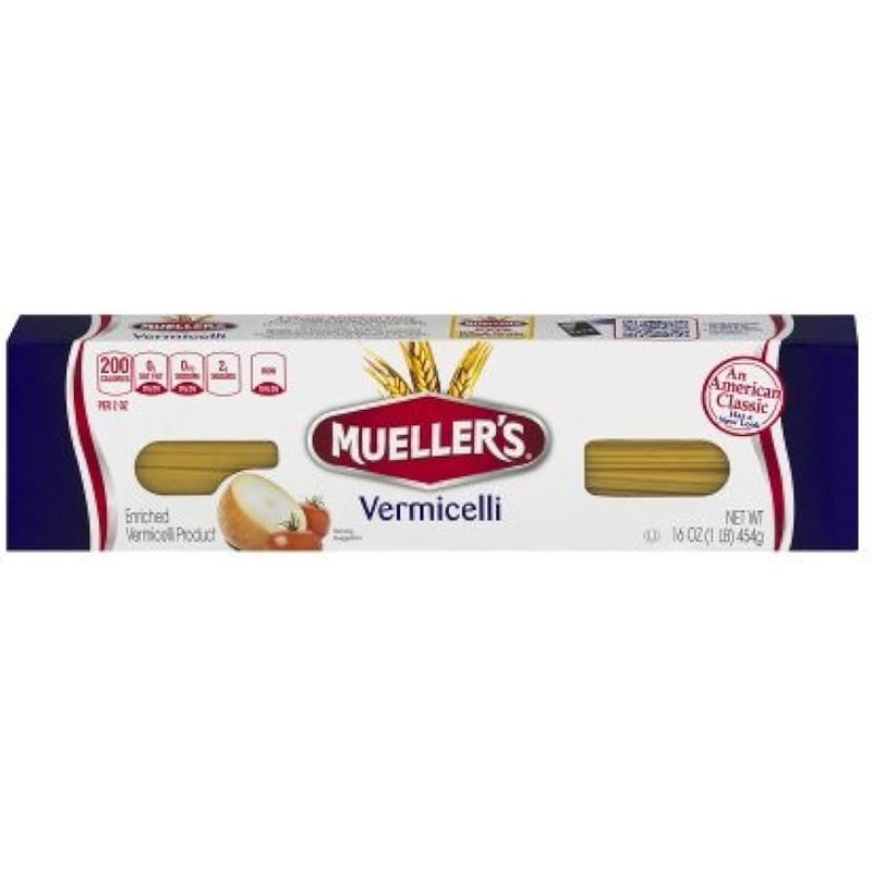 Mueller Vermicelli Pasta 16 Oz wholesale grocery retail distribution