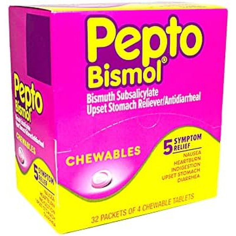 Pepto Bismol Chewable Tablets 32 count wholesale health&beauty retail distribution