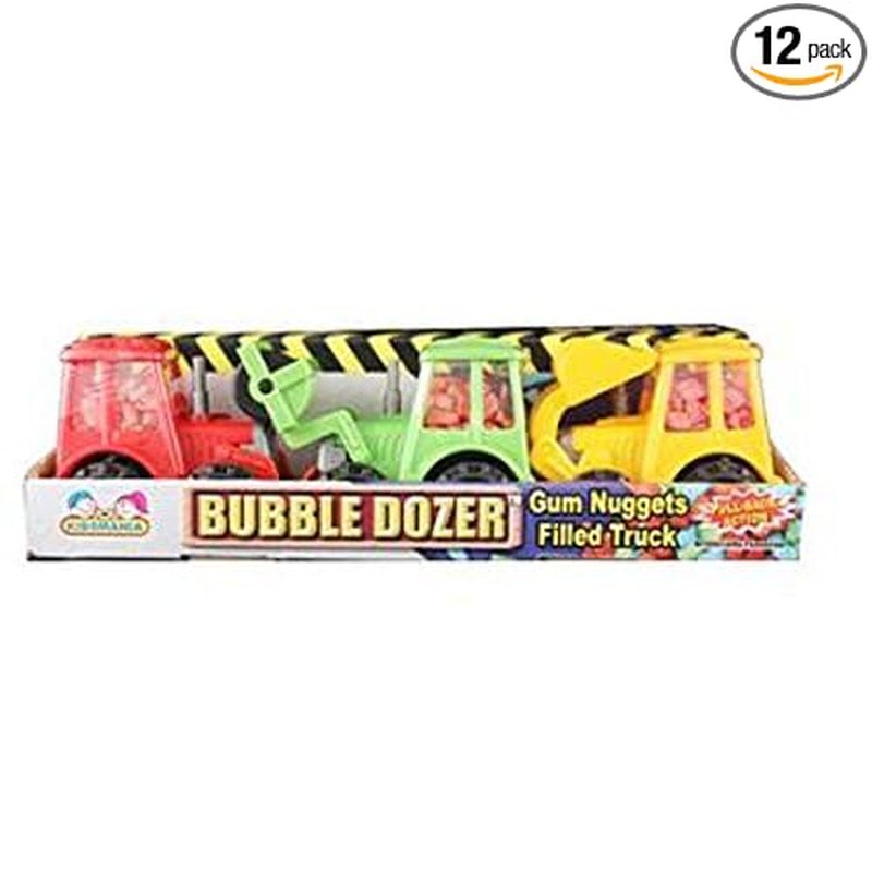 Bubble Dozer Bubble Gum 12 Count wholesale candy/snack retail distribution
