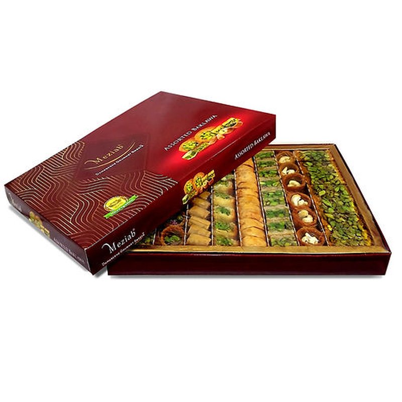 Meziad Baklawa Premium 750G authentic Middle Eastern dessert wholesale candy/snack retail distribution
