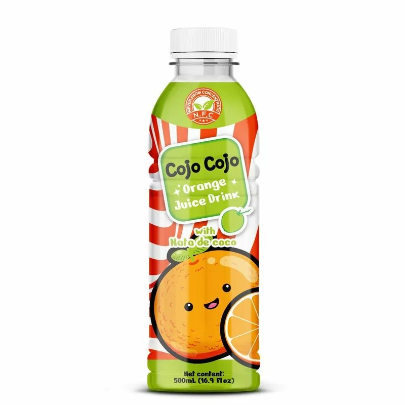Cojo Orange Juice Drink with Nata de Coco 500ml wholesale beverage retail distribution