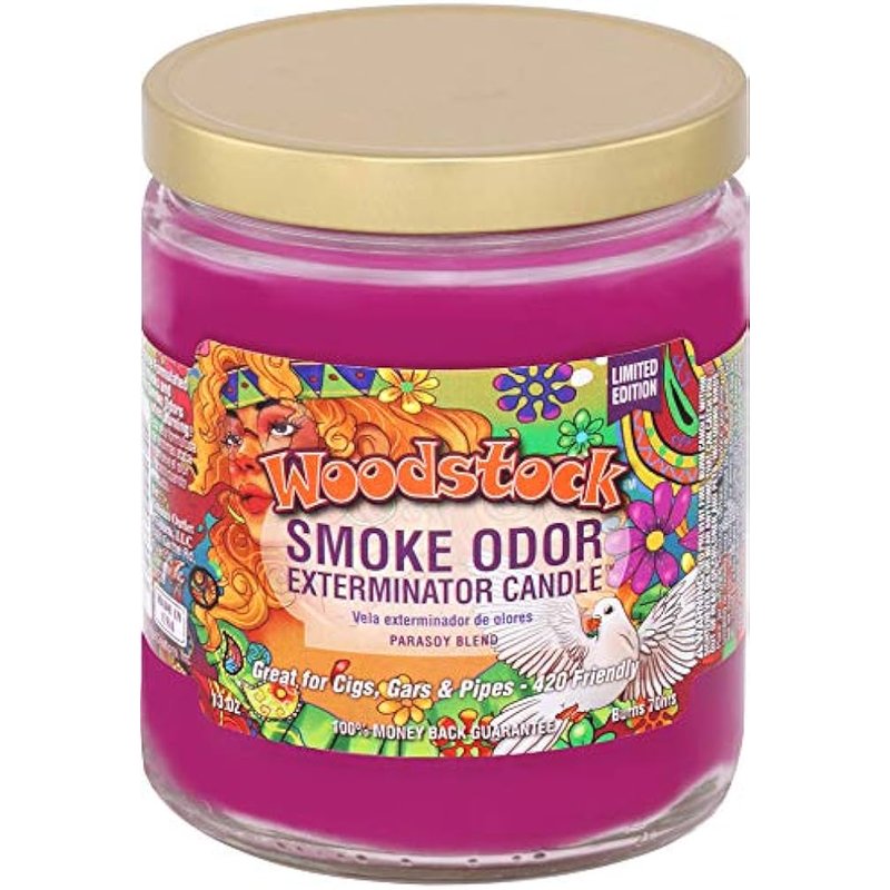 Smoke Odor Exterminator Candle 13 oz Woodstock scent wholesale household retail distribution