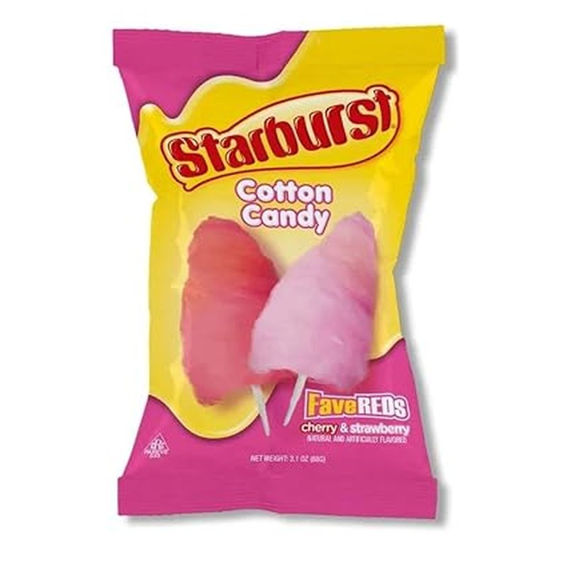 Starburst Cotton Candy 3.1 oz wholesale candy/snack retail distribution