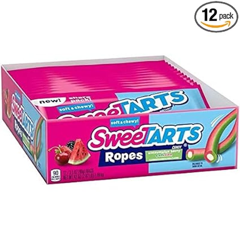 Sweet Tarts Chewy Rope Collision 3 oz wholesale candy/snack retail distribution