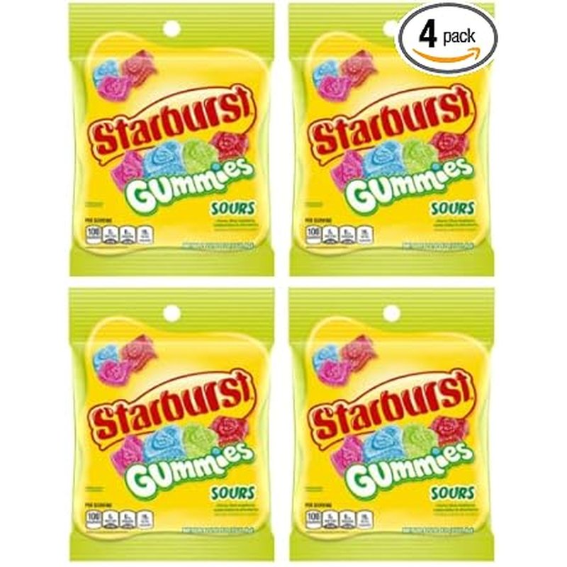 Starburst Gummies Original 5.8 oz bag wholesale candy/snack retail distribution