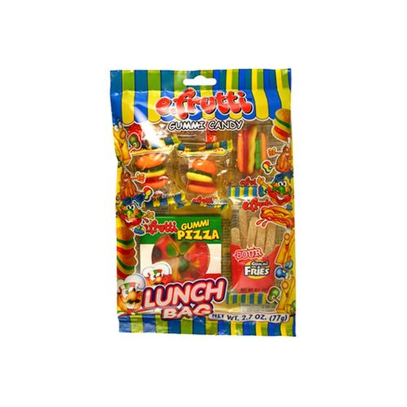 Efrutti Sour Lunch Bag 2.7 Oz wholesale candy/snack retail distribution