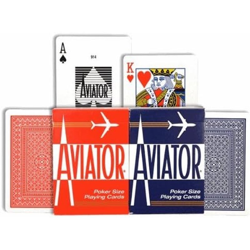 Aviator Poker Playing Cards 12 Pack vibrant design wholesale household retail distribution