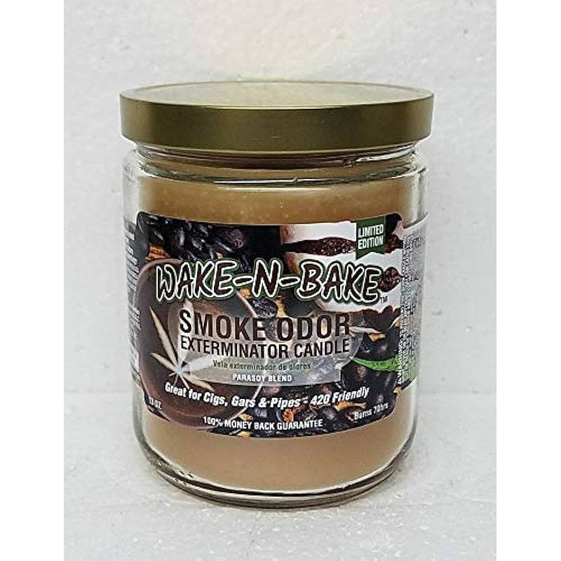 Smoke Odor Exterminator Candle Wake-N-Bake 13 oz wholesale household retail distribution