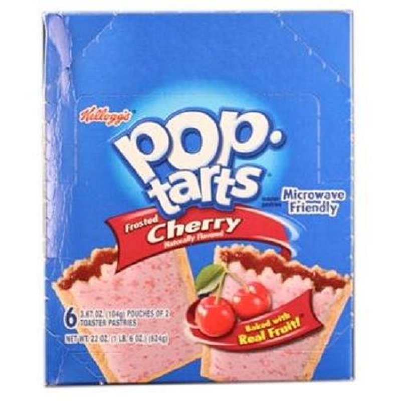 Cherry Pop-Tarts 3.67 oz 6 pack wholesale candy/snack retail distribution