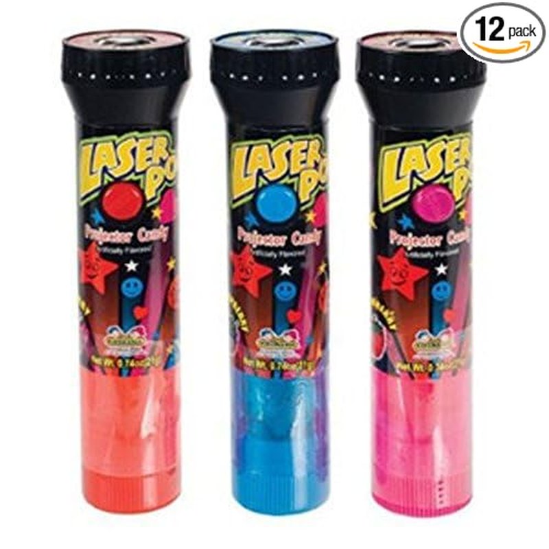 Laser Pop Projector Candy 12 Ct wholesale candy/snack retail distribution