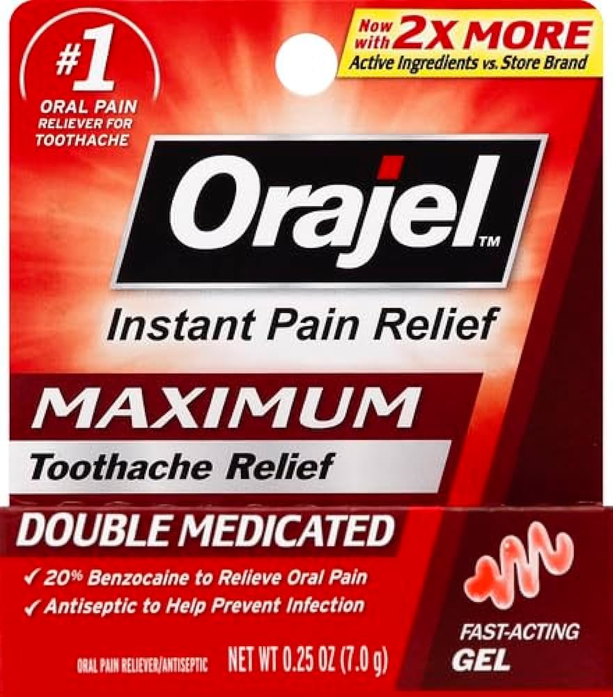 Orajel Max Strength .25 Oz / 6 Ct