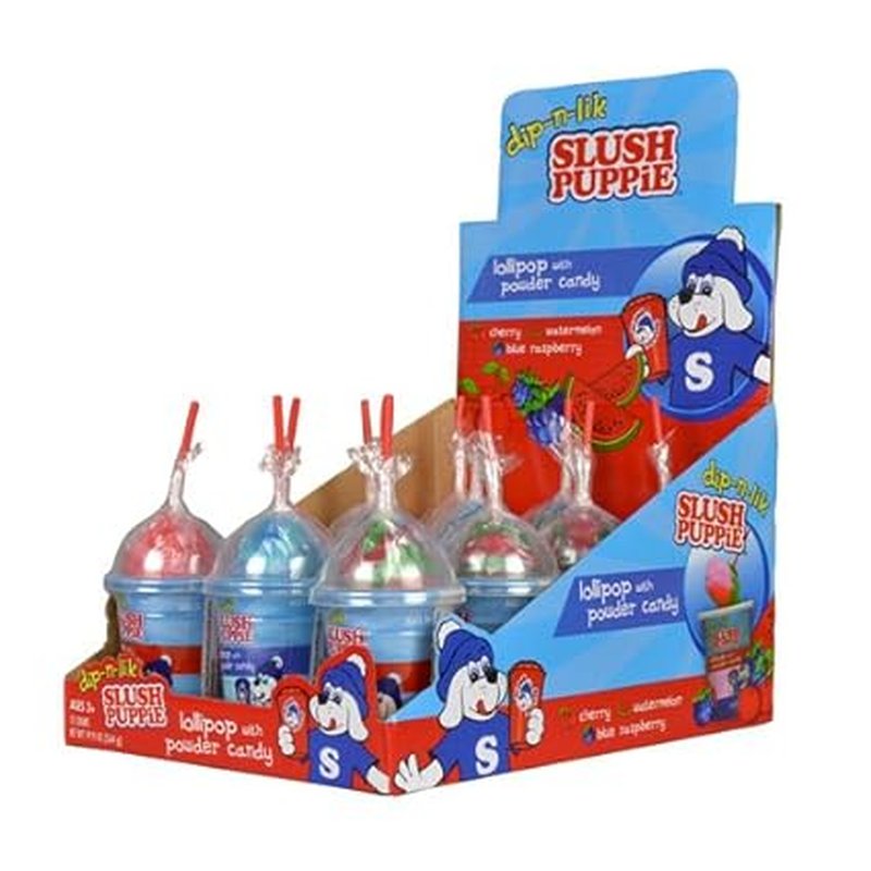 Slush Puppies Candy 12 Count Box wholesale candy/snack retail distribution