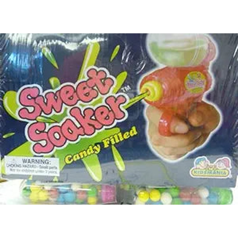Sweet Soaker Candy Filled 12 Count Box wholesale candy/snack retail distribution