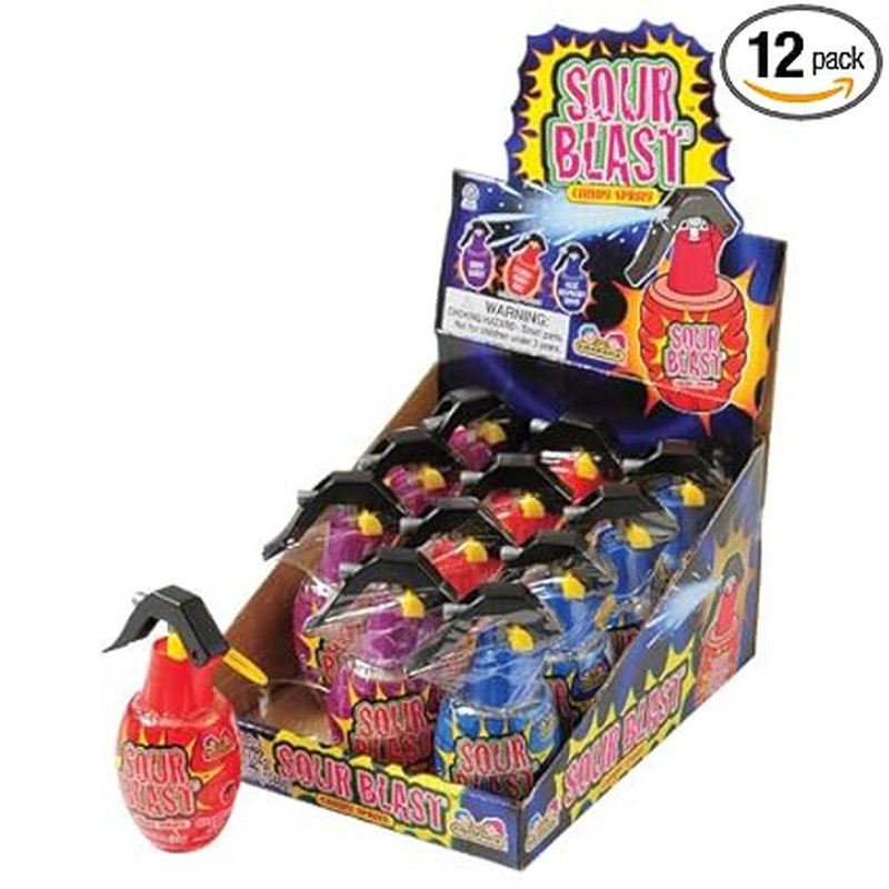 Sour Blast Candy Spray 12 Count wholesale candy/snack retail distribution