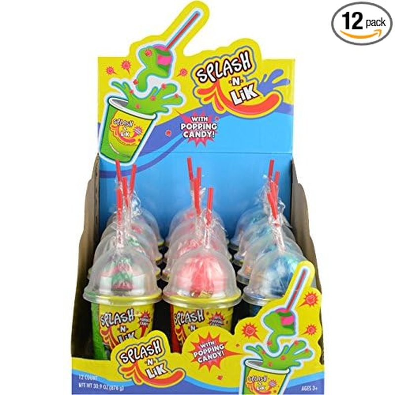 Splash N Lick Candy 12 Count Box wholesale candy/snack retail distribution
