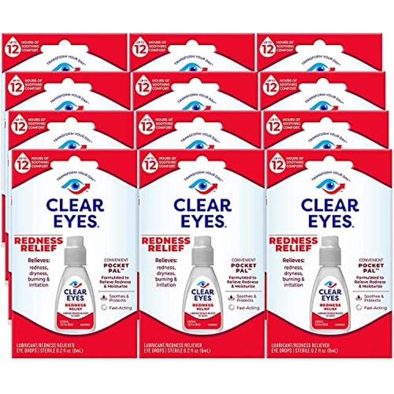 Clear Eyes Redness Relief Eye Drops Handy Pocket Pal 0.20 oz wholesale health&beauty retail distribution