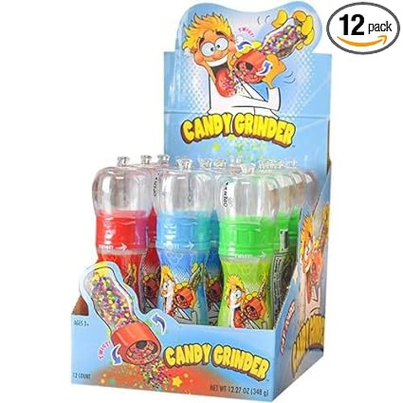 Sour Candy Grinder 12 Count wholesale candy/snack retail distribution
