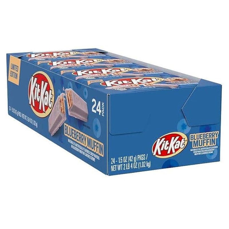 Hershey Kit Kat Blueberry Muffin 24 Count wholesale candy/snack retail distribution