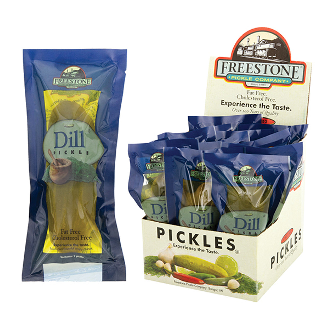 FREESTONE JUMBO PICKLES - MILD DILL 12 CT