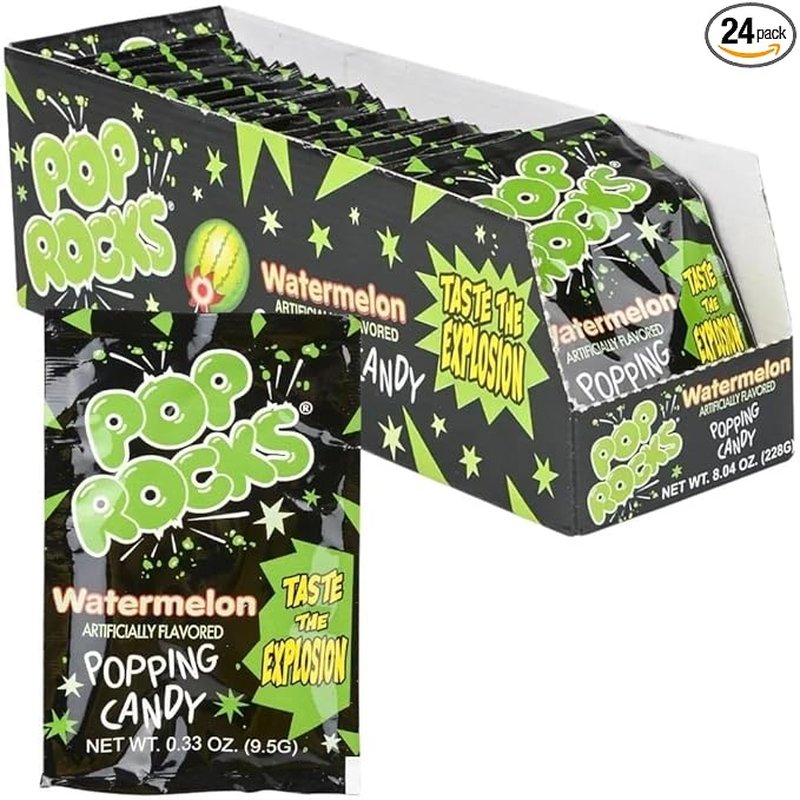 Pop Rocks Watermelon candy 24 ct wholesale candy/snack retail distribution