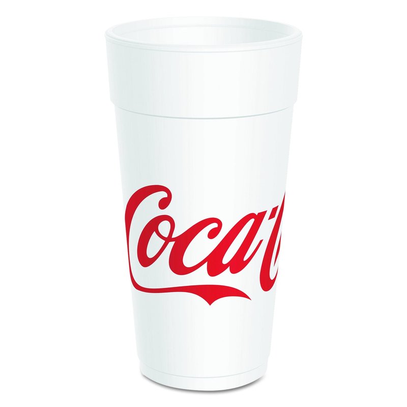 Coca Cups Foam 24 Oz 15 Ct wholesale household retail distribution