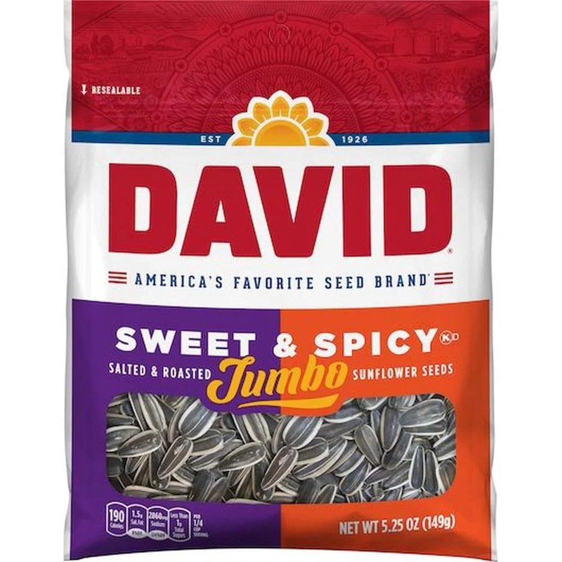 David Jumbo Seed Taco Bell 5.25 Oz wholesale candy/snack retail distribution