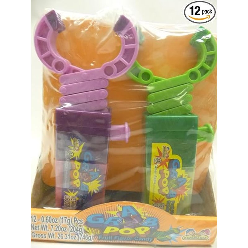 Grab Pop Candy 12 Count wholesale candy/snack retail distribution