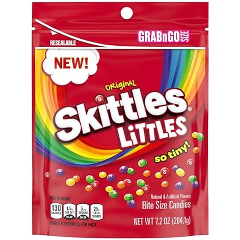 Skittles Littles Original Fruit Candy 24 Count Pack wholesale candy/snack retail distribution