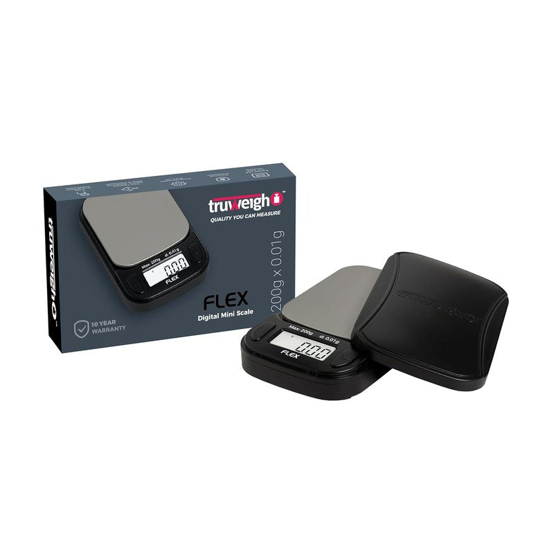 Truweigh Flex Mini Scale portable digital scale 200g x 0.01g precision wholesale tw flex mini scale 200gx.01gea retail distribution