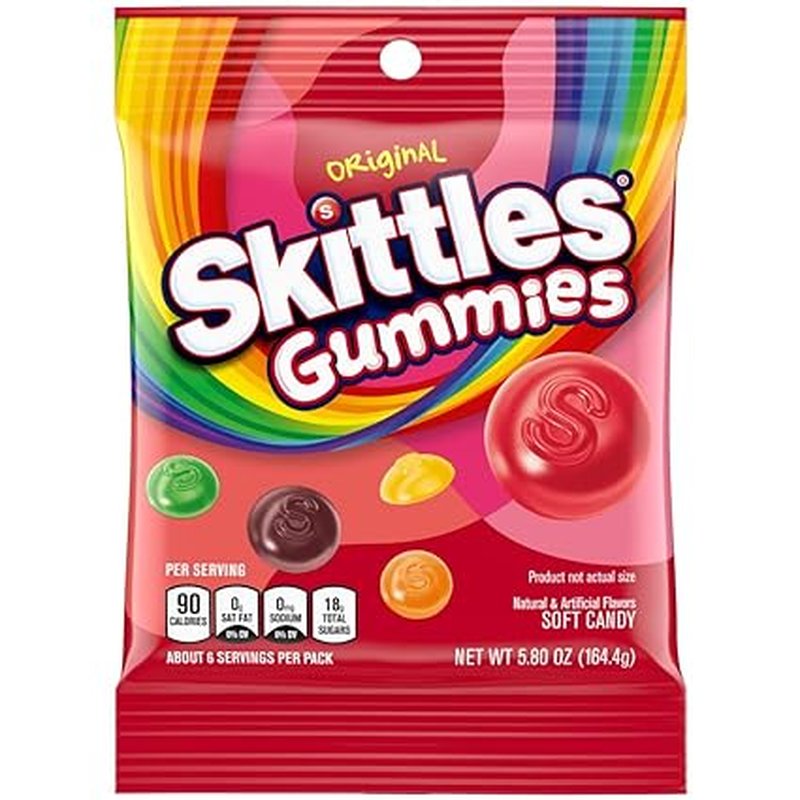 Skittles Gummies 5.80 Oz wholesale candy/snack retail distribution