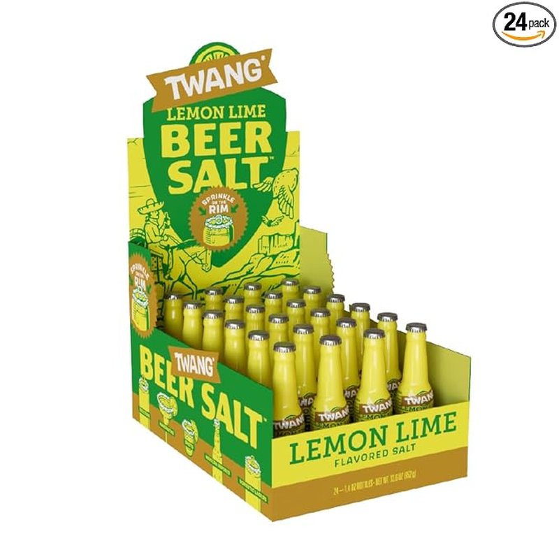 Twang Flavored Beer Salt Lemon-Lime 1.4 Oz Mini Bottles wholesale seasoning retail distribution