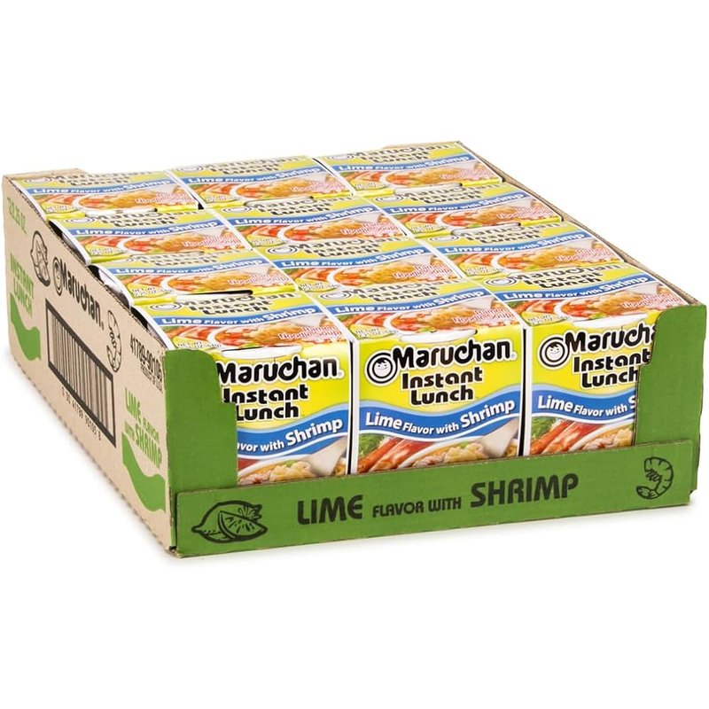 Maruchan Instant Lunch Lime with Shrimp Flavor 2.25 oz cup wholesale grocery retail distribution