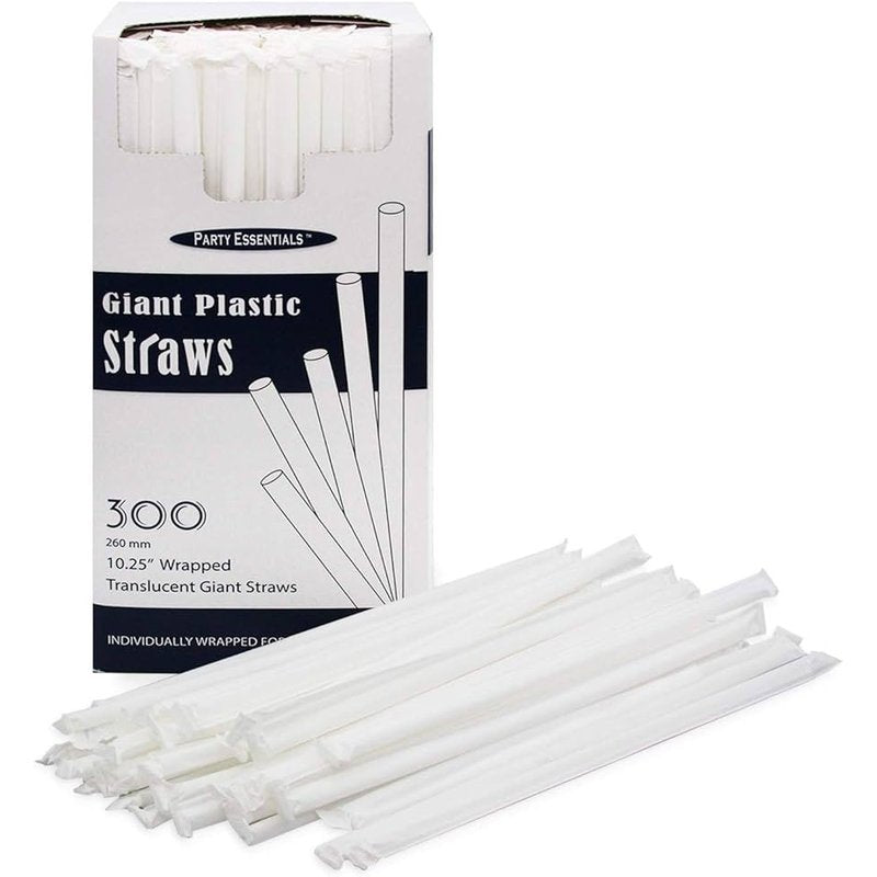 GLANT Plastic Straws 300-Pack wholesale grocery retail distribution