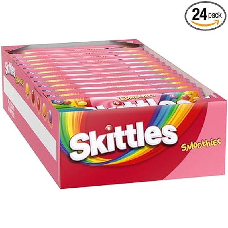 Skittles Smoothies Candy 24 Count Pack wholesale candy/snack retail distribution