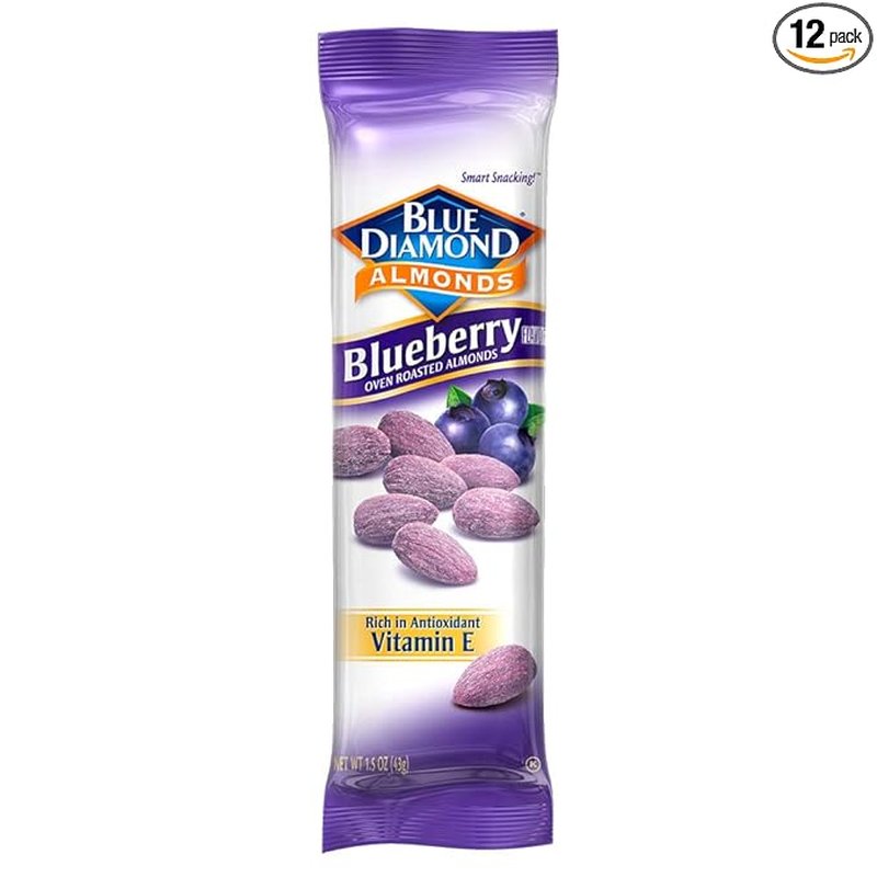 BD Almond Blueberry Snack 1.5 oz, 12 Count wholesale candy/snack retail distribution