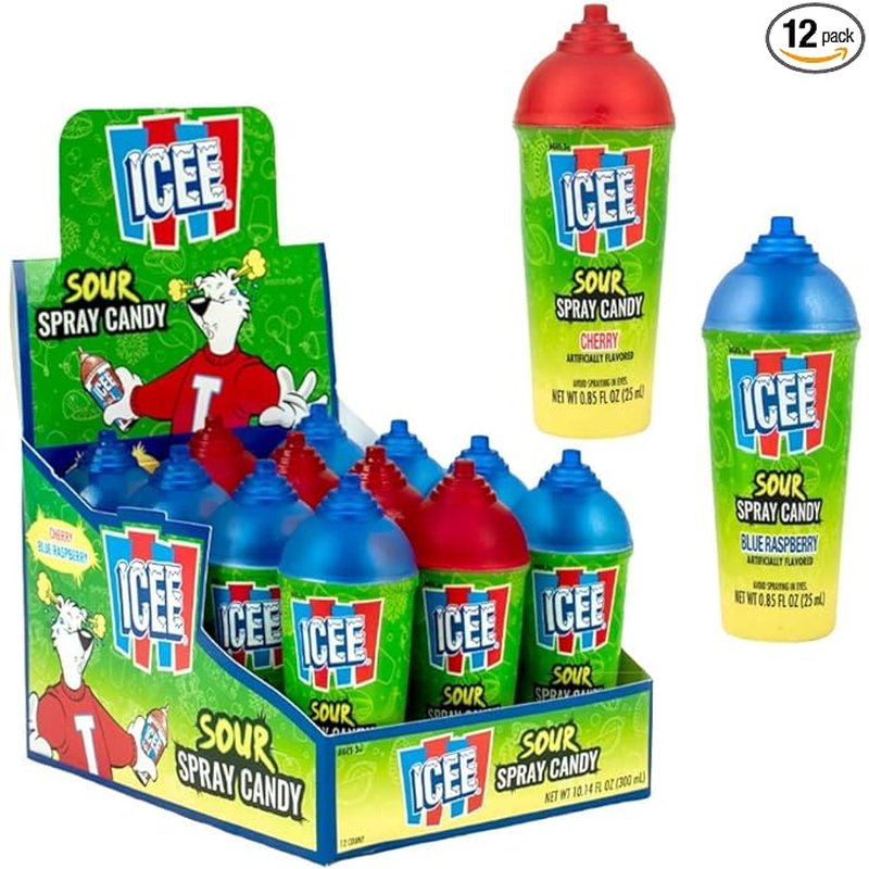 ICEE Sour Spray Candy 12-Pack wholesale candy/snack retail distribution