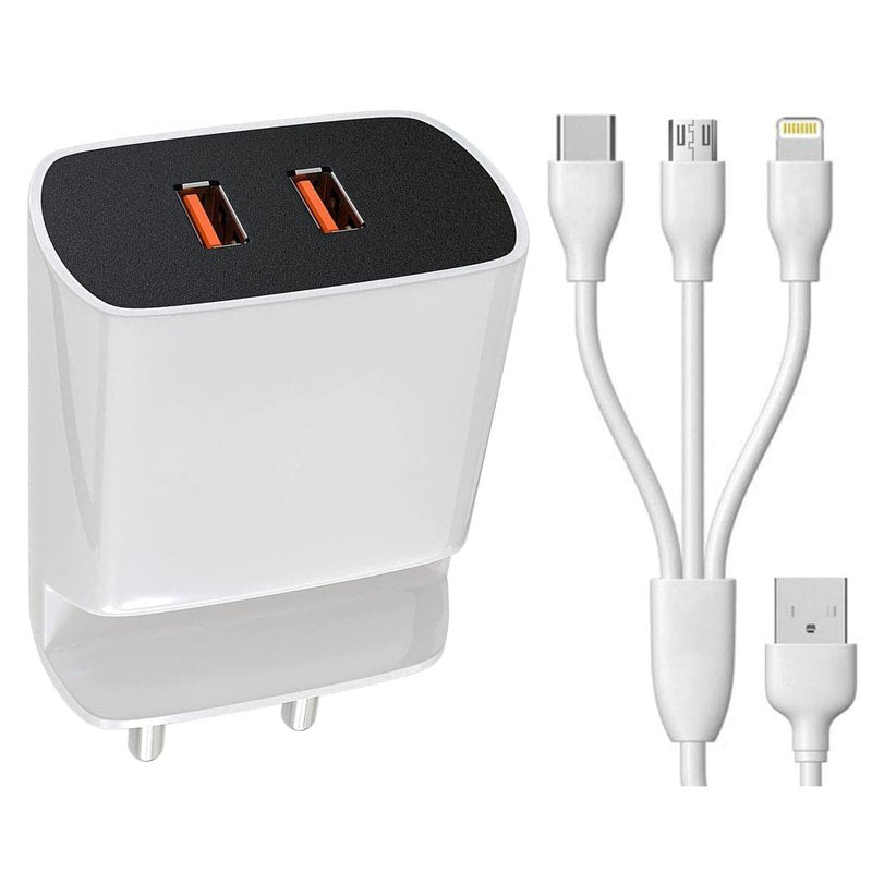 Ymax Dual Wall Charger with Type C Cable dual USB-C ports wholesale charger retail distribution