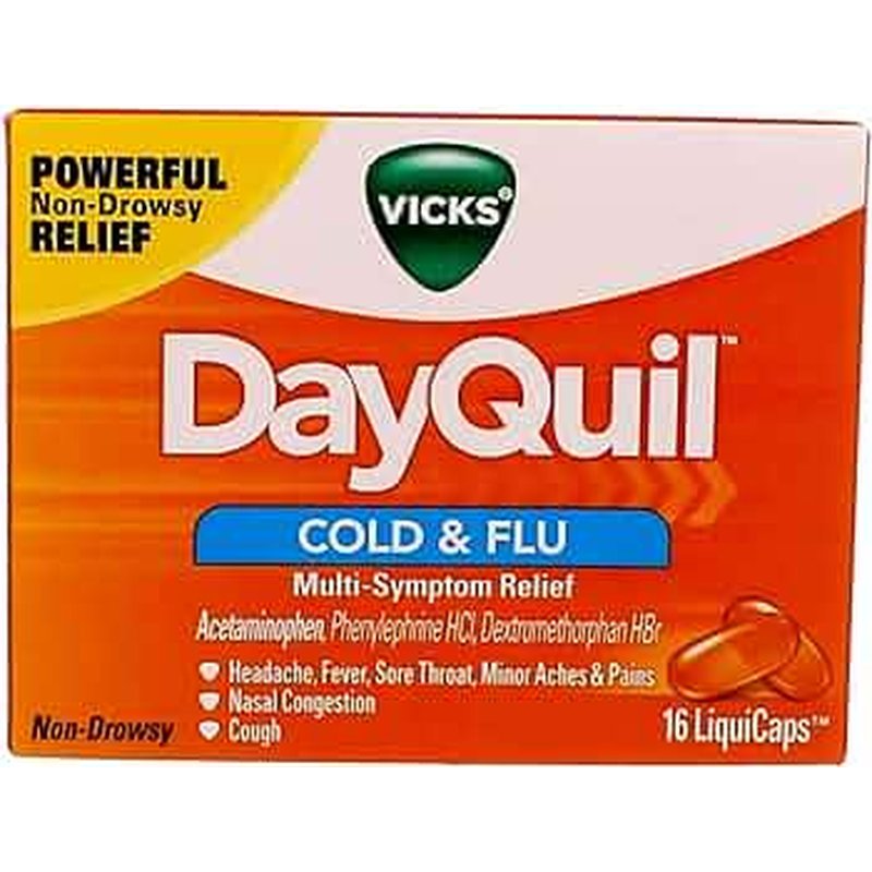 Vicks DayQuil LiquiCaps 2 Pk / 32 Ct wholesale health&beauty retail distribution