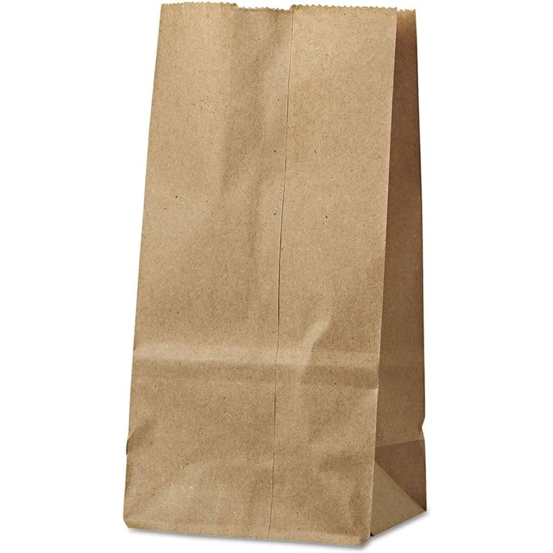 Duro 4 LB Brown Kraft Paper Grocery Bags wholesale household retail distribution, eco-friendly and durable for grocery and deli use