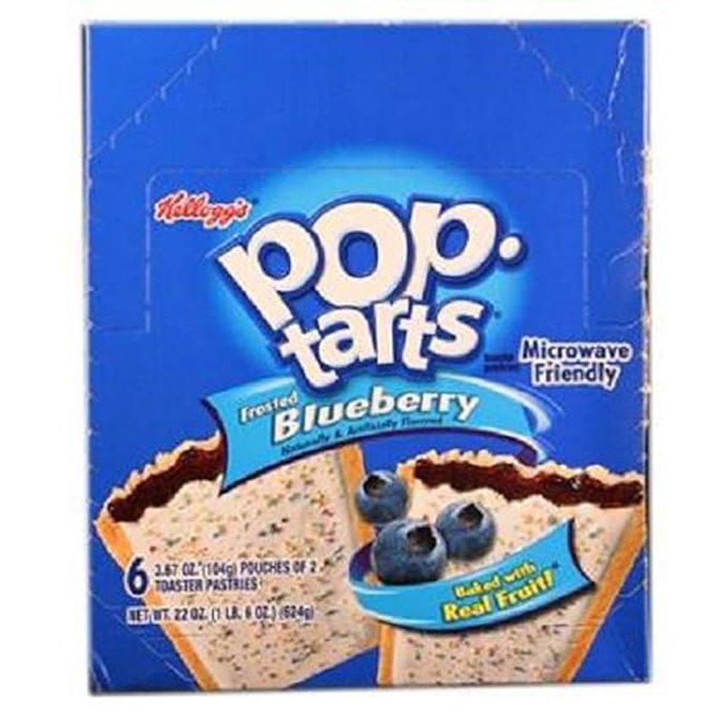 Pop-Tarts Frosted Blueberry Toaster Pastries 3.67 oz wholesale candy/snack retail distribution